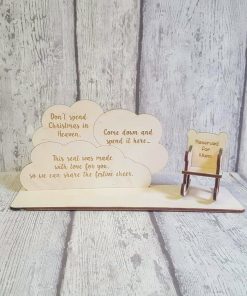 Don't spend Christmas Cloud Plaque