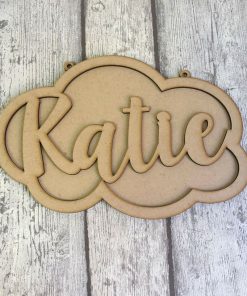 Cloud name plaque