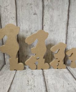 Bunny in boots freestanding