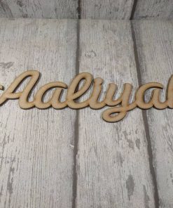 Alternative view of Letters 3mm Joined Names