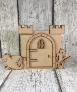 Alternative view of Freestanding Fairy Castle Door