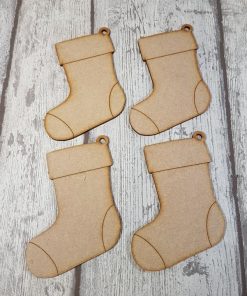 10 pack plain stocking baubles Large