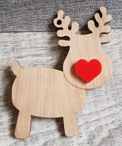 10 pack Reindeer 2018 with heart