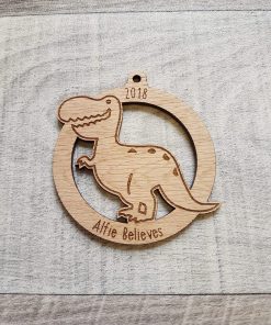 Hoop with dinosaur