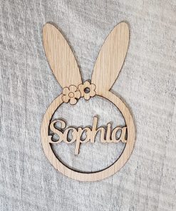 Bunny Bauble personalised