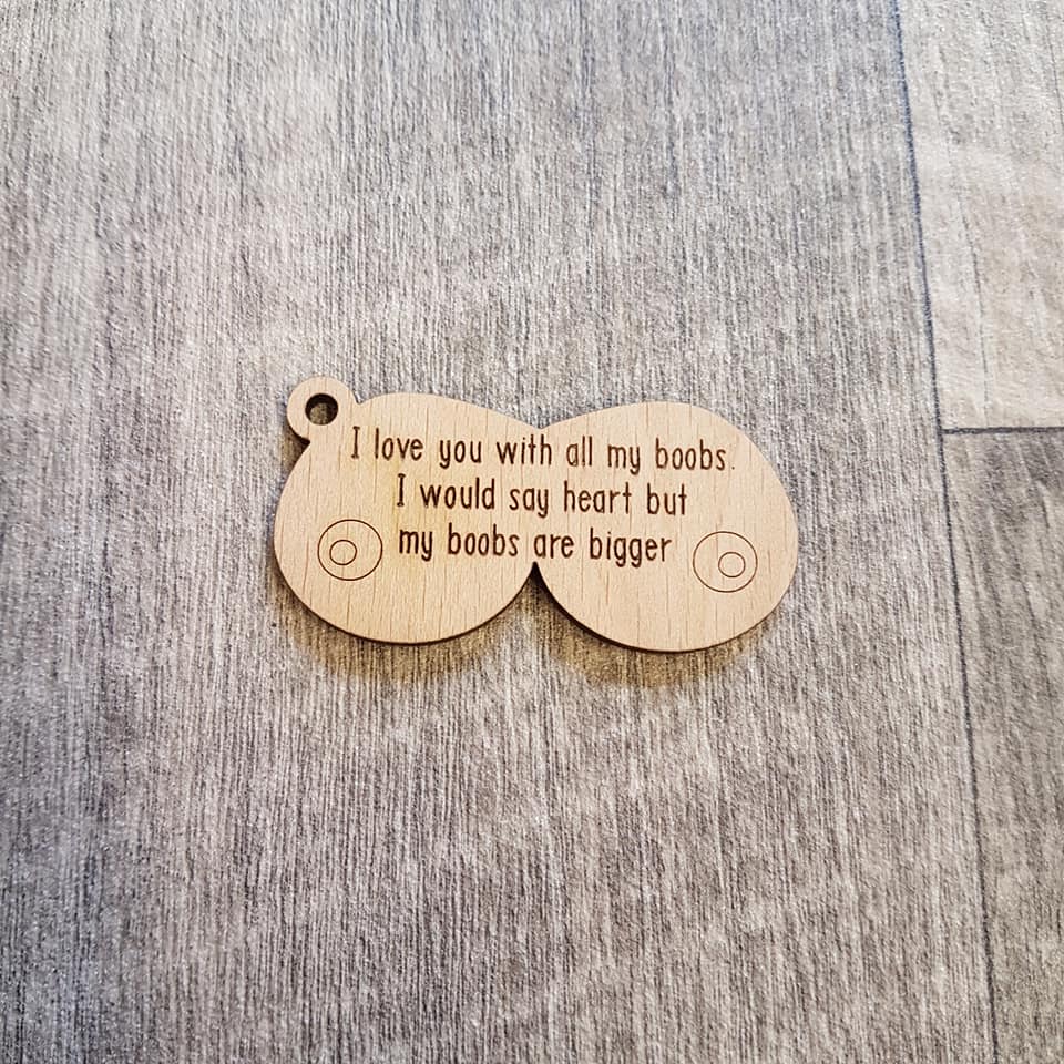 A* I love you with keyring