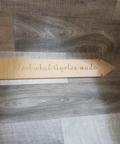 60cm chunky engraved pencil