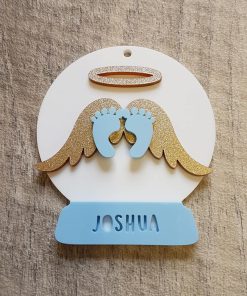 Acrylic snowglobe Wings and Feet