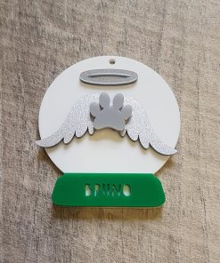Acrylic snowglobe Wings and Paw