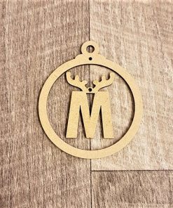 Bauble for antler letters