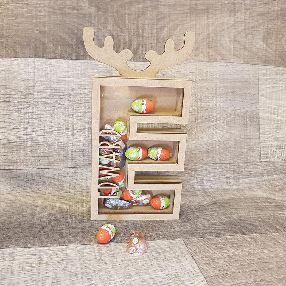 Reindeer letter for small chocolates Old style - Image 2
