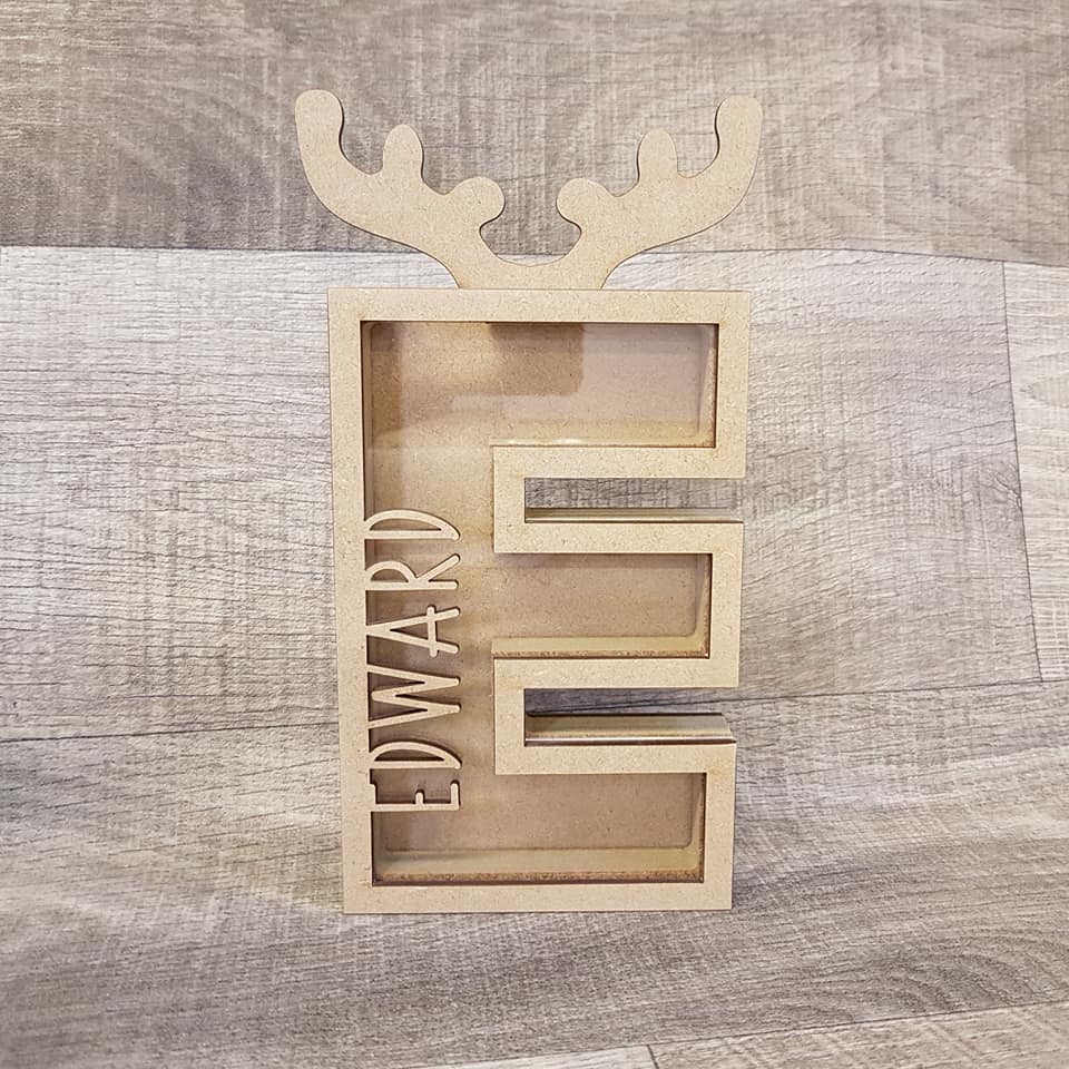Reindeer letter for small chocolates Old style