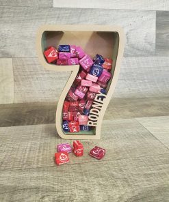 Alternative view of Numbers for small chocolates