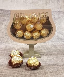 Alternative view of Gin Glass for small chocolates