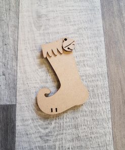 Alternative view of Money bauble - elf sock