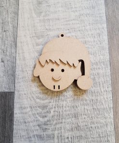 Alternative view of Money bauble - elf face