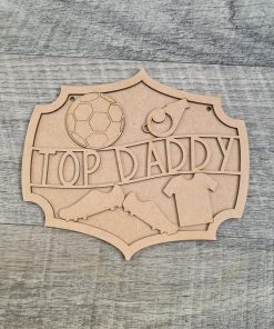 Split plaque - football