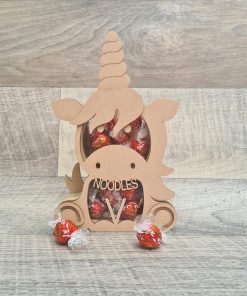Alternative view of Sitting Unicorn for small chocolates