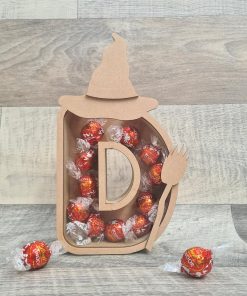 Letter WITCH for small chocolates