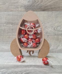 Alternative view of Rocket for small chocolates