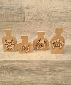Alternative view of Set of 4 bottles - halloween