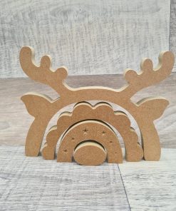 Funky rainbow REINDEER