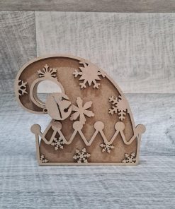 Snowflake fronted Elf Hat