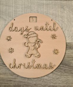 Rotating advent - circle - Gingerbread