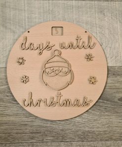 Rotating advent -circle - santa