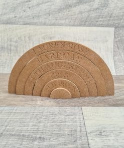 Rainbow - engraved