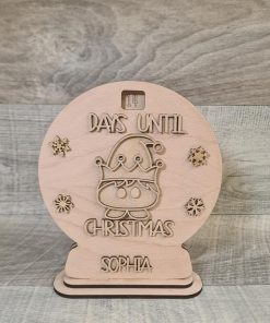 Rotating advent -Snowglobe - elf boy