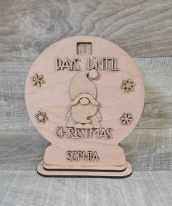 Rotating advent -Snowglobe - gnomio boy