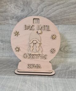 Rotating advent -Snowglobe - gnomio girl