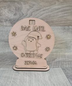 Rotating advent -Snowglobe - penguin