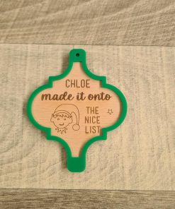 Arabesque - Nice list bauble