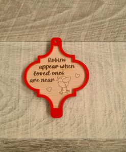 Arabesque - Robins appear bauble