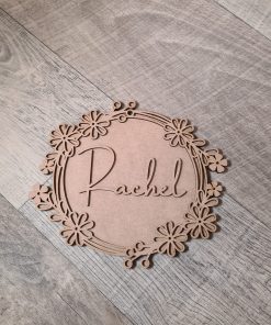 Flowers on triple hoop