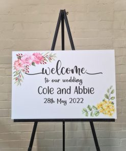 Welcome Sign BPY on white