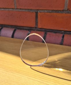 Freestanding 10mm acrylic egg