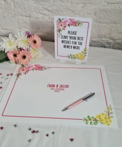 Guest book rectangle BPY on White