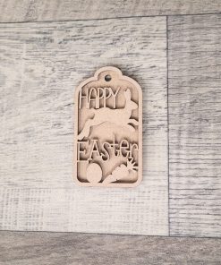 Happy Easter gift tag