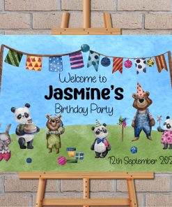 Birthday board - Animal Party