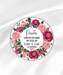 Alternative view of Text on 10cm circle - TTP on WHITE