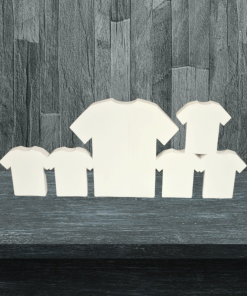 10mm acrylic football shirt with 5 small shirts