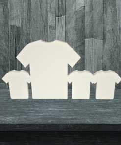 10mm acrylic football shirt with 3 small shirts