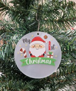 Santa bauble - My first Christmas