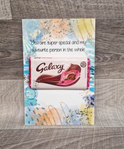 A4 Blue Gold scribble Large Bar holding board