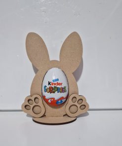 Egg with ears kinder holder on a base