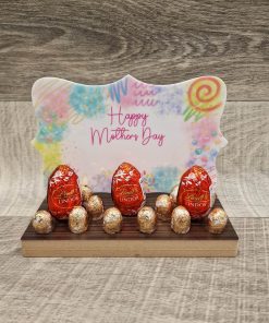 Alternative view of 15 hole small egg Mothers day scribble design