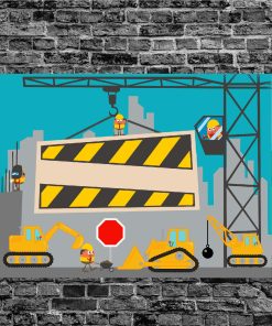 Alternative view of Birthday board - Construction